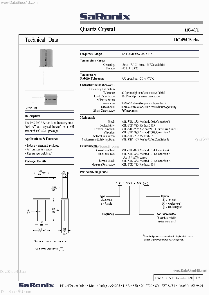 NYP050-20_170028.PDF Datasheet
