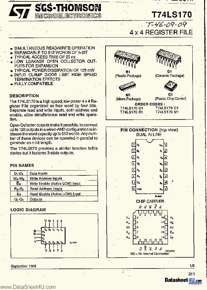 T74LS170_170248.PDF Datasheet