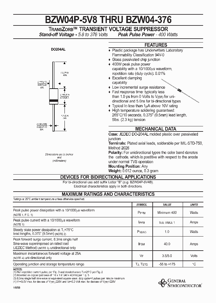 BZW04-154_189690.PDF Datasheet