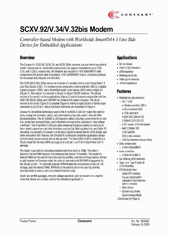 CX86500_170822.PDF Datasheet