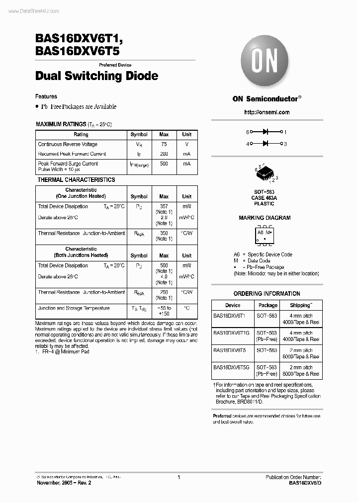 BAS16DXV6T1_170871.PDF Datasheet
