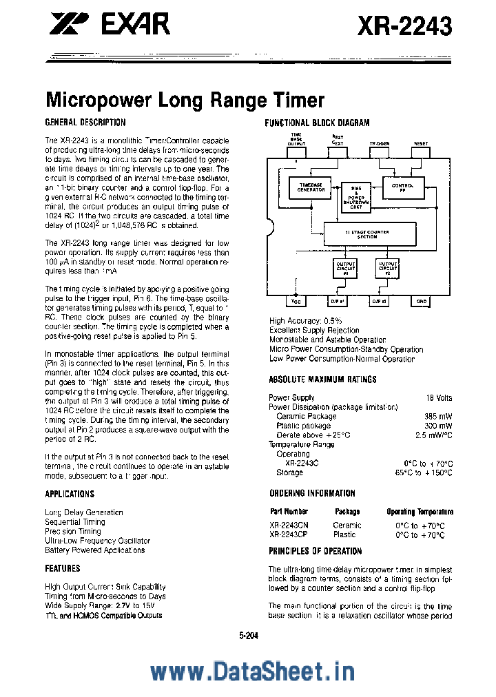 XR-2243_173110.PDF Datasheet
