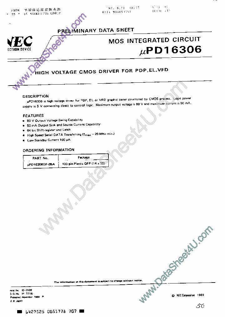 UPD16306_173691.PDF Datasheet