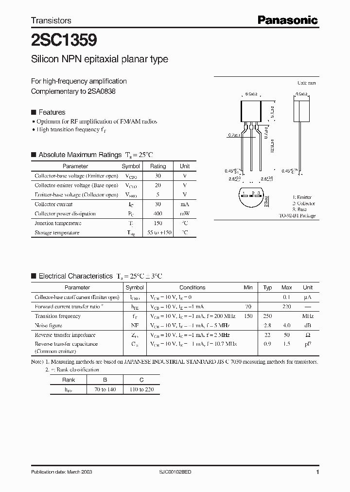 2SC1359_197357.PDF Datasheet