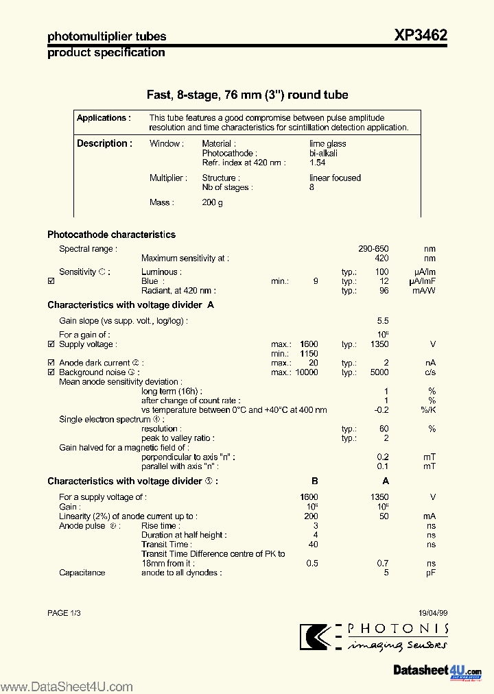 XP3462_174897.PDF Datasheet