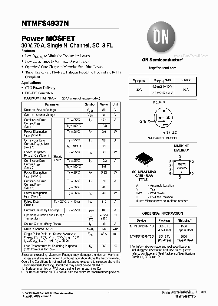 NTMFS4937N_176050.PDF Datasheet