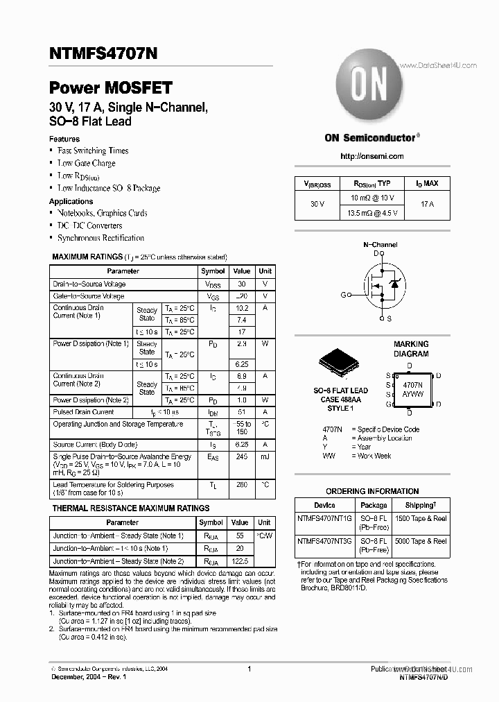 NTMFS4707N_176025.PDF Datasheet