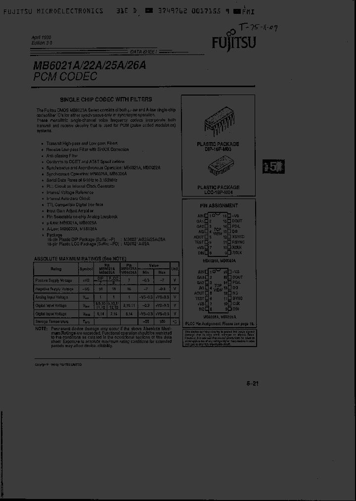 MB6021A_177109.PDF Datasheet