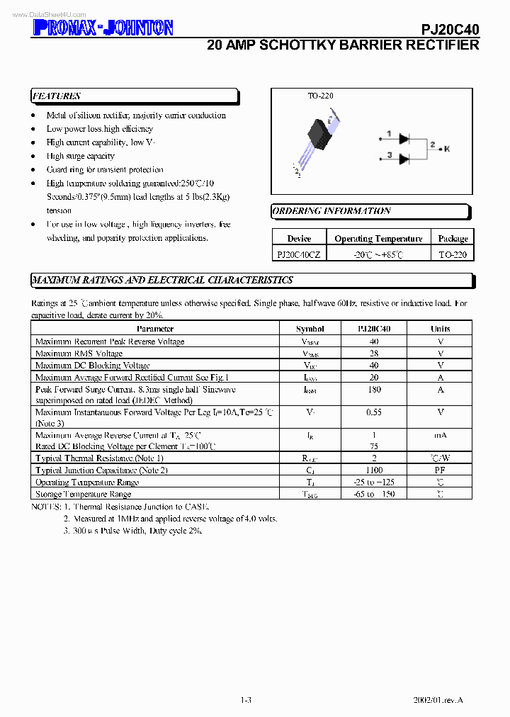 PJ20C40_177149.PDF Datasheet