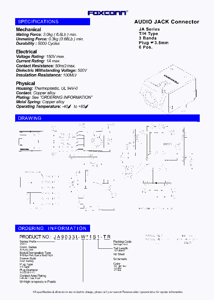 JA9033L-WB1S1-TR_202399.PDF Datasheet