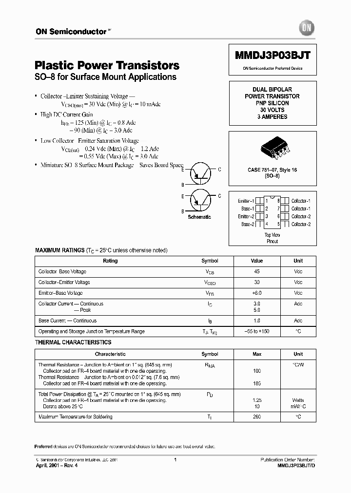 MMDJ3P03BJT-D_203982.PDF Datasheet