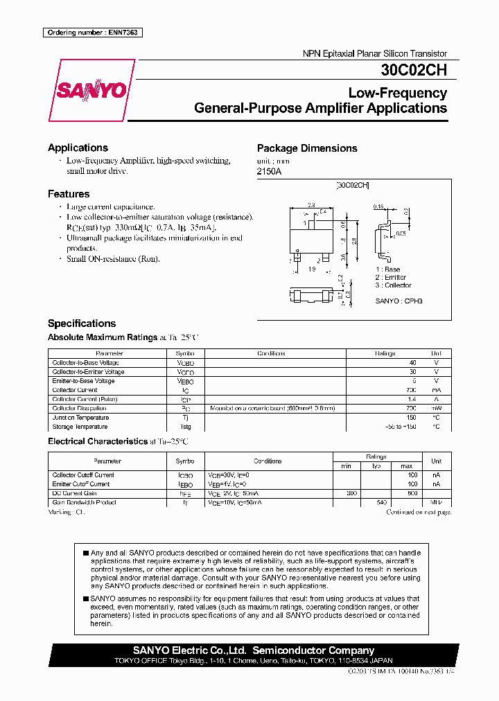 30C02CH_205770.PDF Datasheet