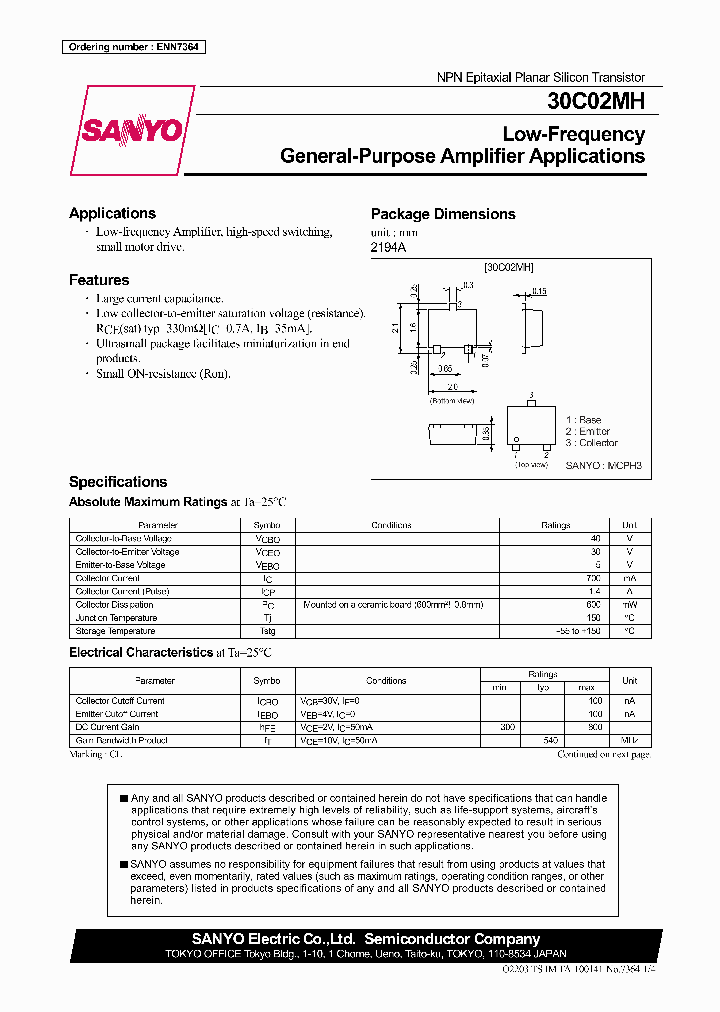 30C02MH_205771.PDF Datasheet