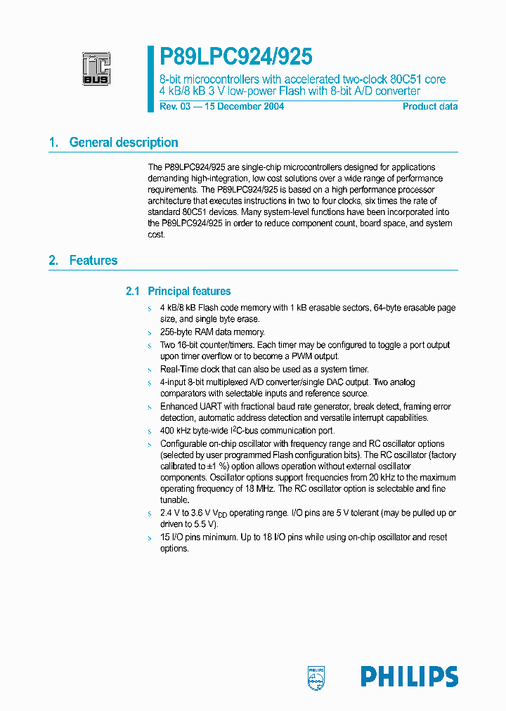 P89LPC925FDH_205842.PDF Datasheet