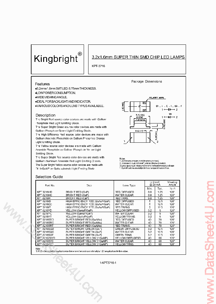 KPT-3216_177653.PDF Datasheet