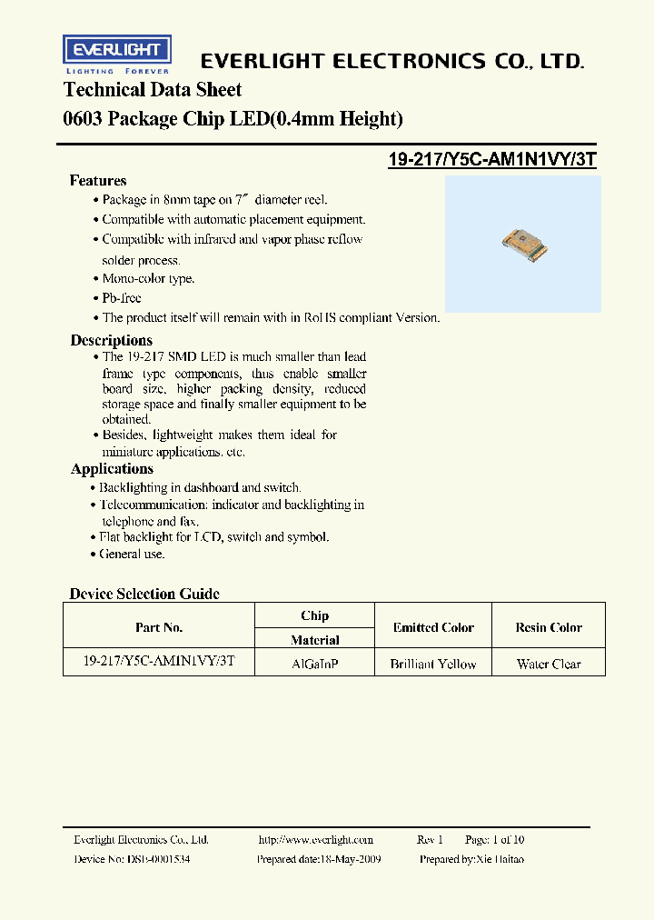 19-217-Y5C-AM1N1VY-3T_213831.PDF Datasheet