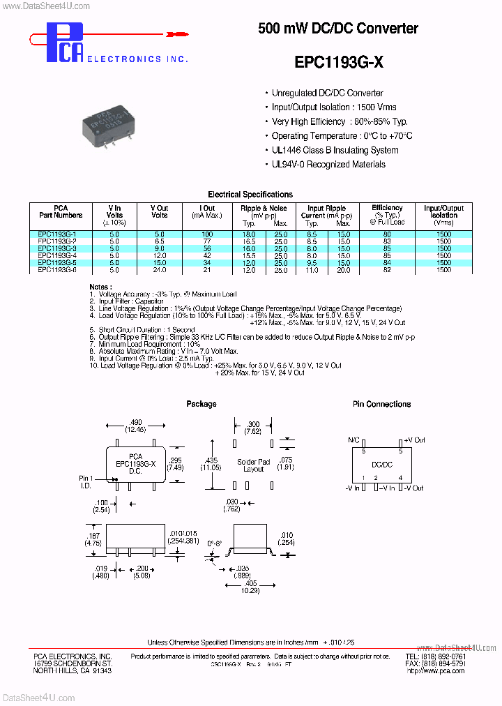 EPC1193G-X_179322.PDF Datasheet