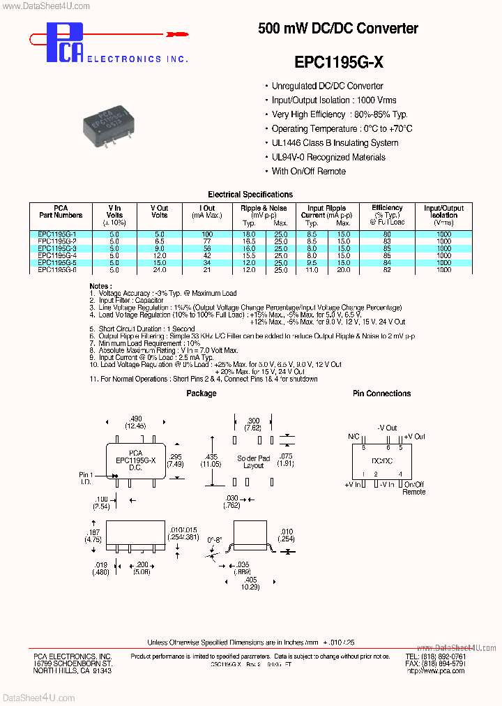 EPC1195G-X_179324.PDF Datasheet