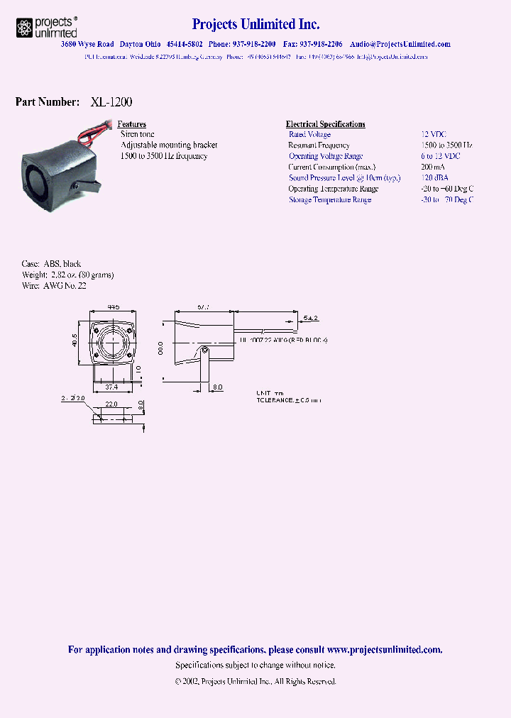XL-1200_219820.PDF Datasheet