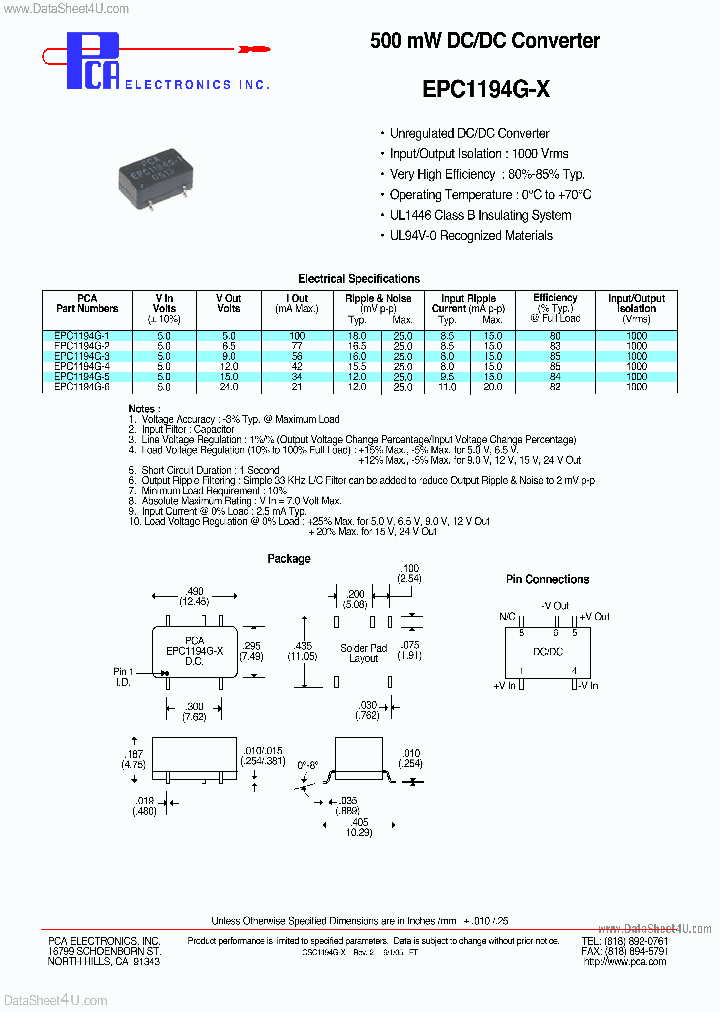 EPC1194G-X_179323.PDF Datasheet