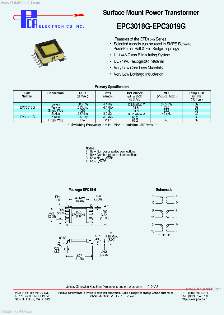 EPC3018G_179337.PDF Datasheet