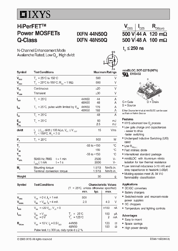 IXFN44N50Q03_223793.PDF Datasheet