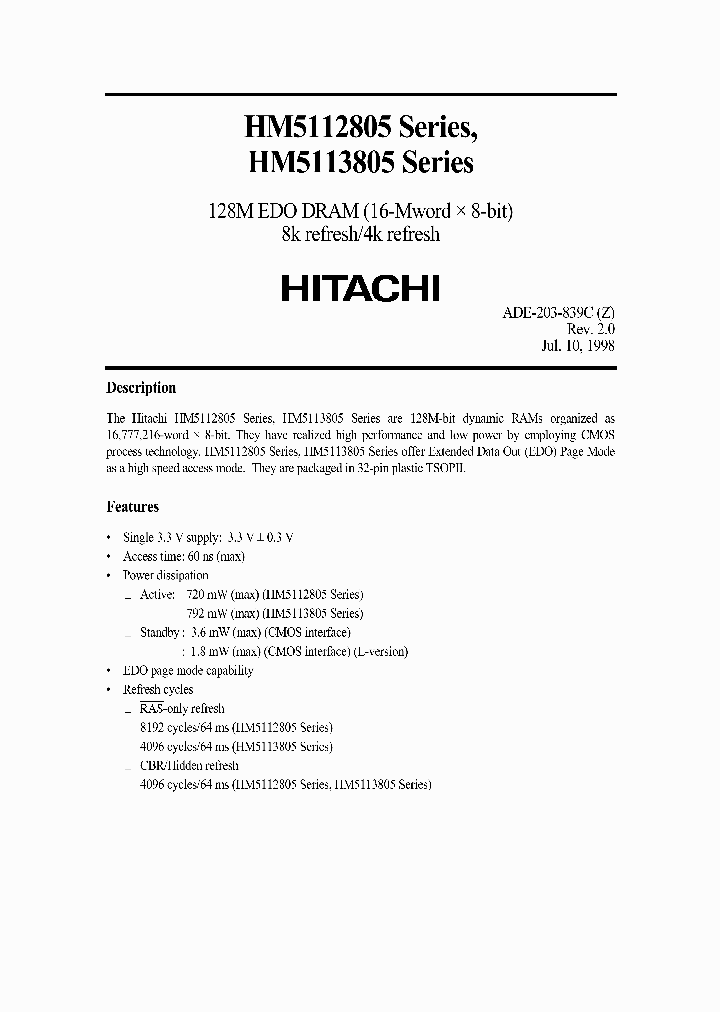 HM5112805LTD-6_230309.PDF Datasheet
