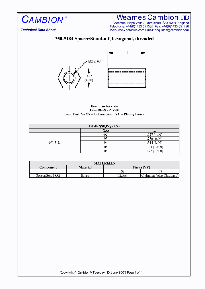 350-5184_231643.PDF Datasheet
