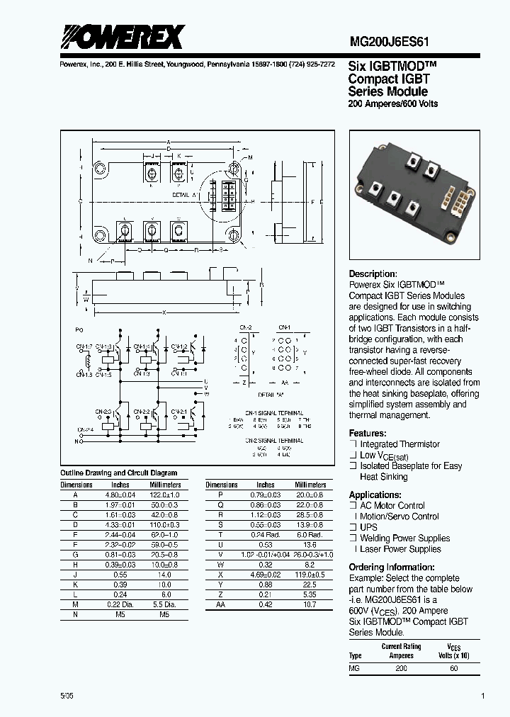 MG200J6ES61_233860.PDF Datasheet