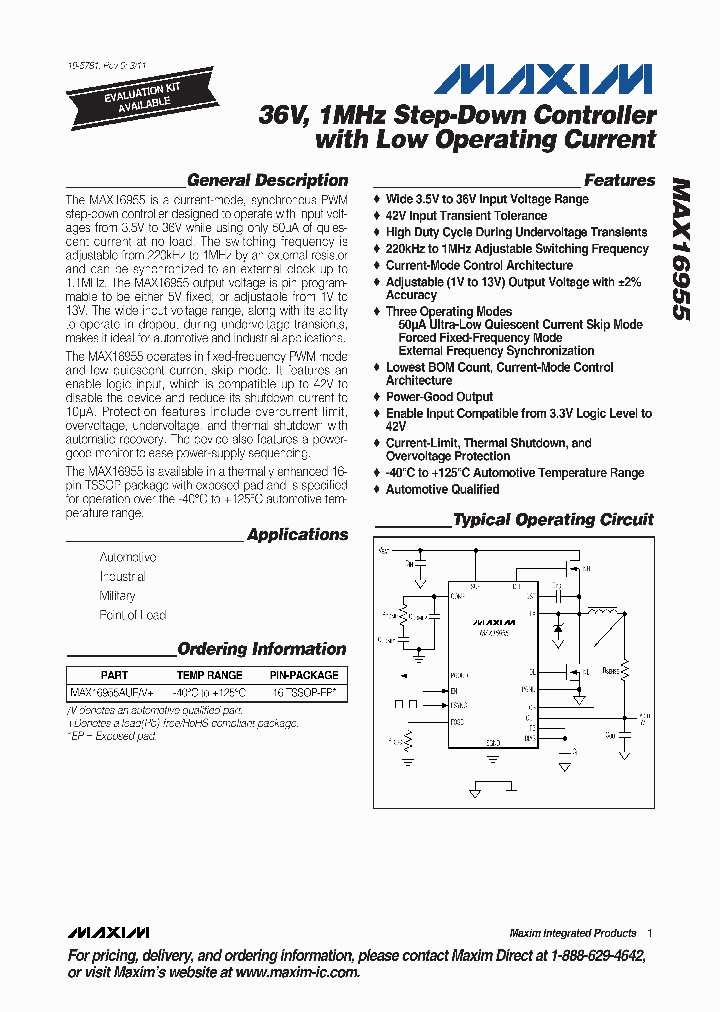 MAX16955_237712.PDF Datasheet