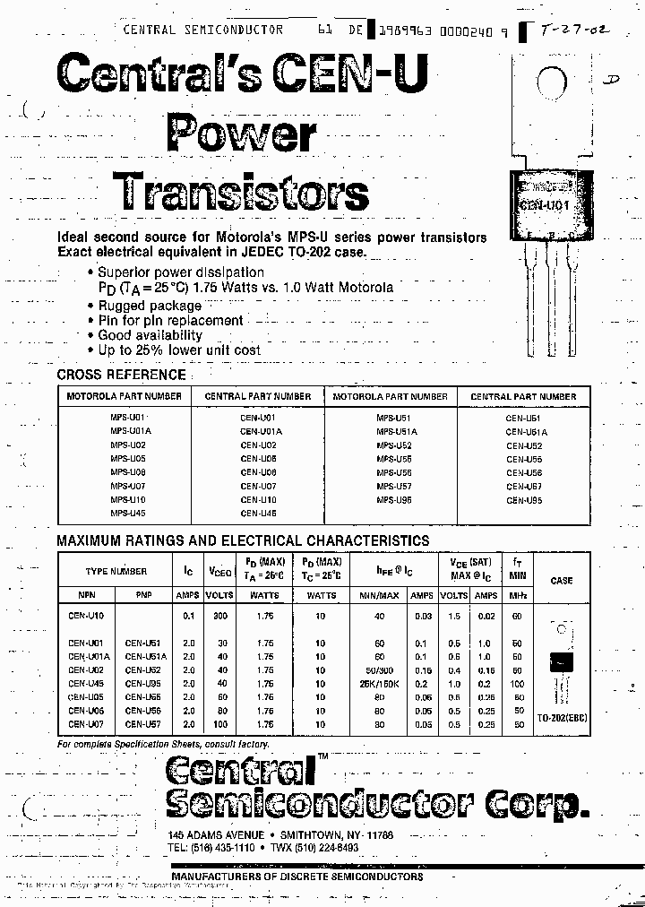 MPS-U55_238690.PDF Datasheet