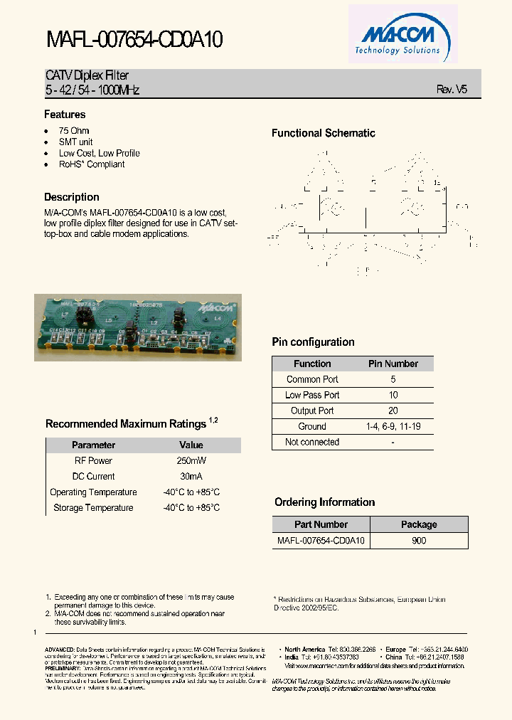 MAFL-007654-CD0A10V5_239147.PDF Datasheet