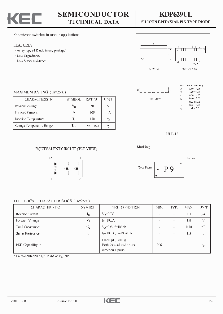 KDP629UL_240375.PDF Datasheet