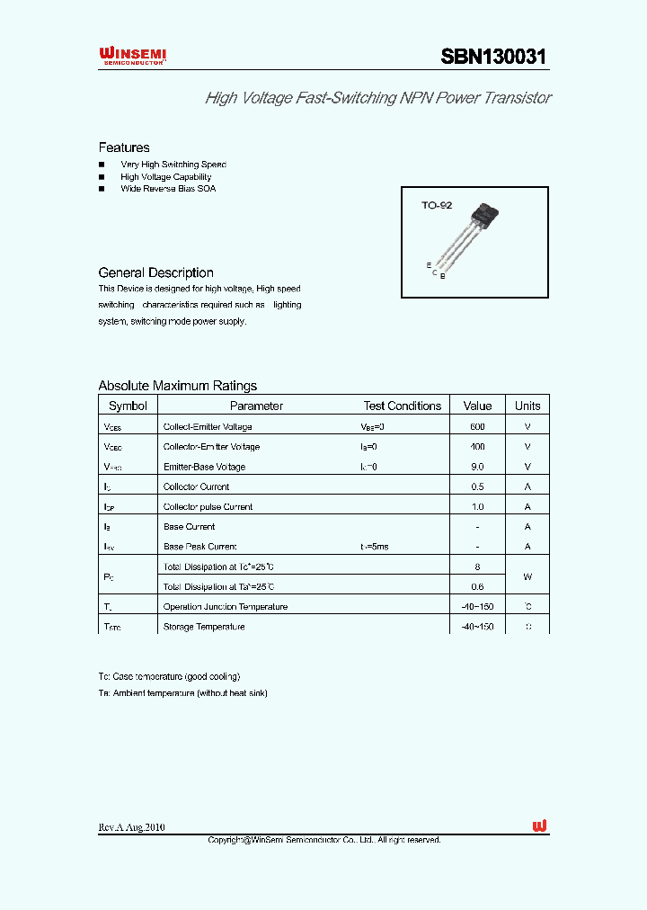 SBN130031_242759.PDF Datasheet