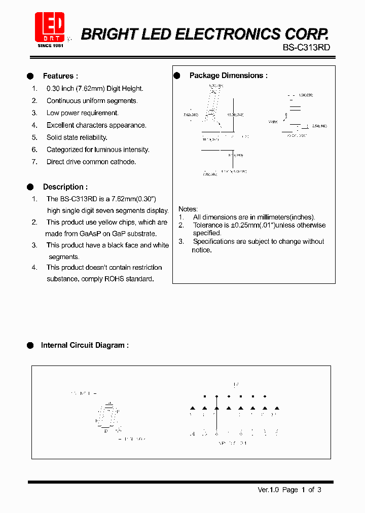 BS-C313RD_246810.PDF Datasheet