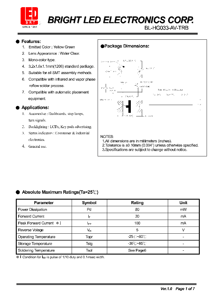 BL-HG033-AV-TRB_259701.PDF Datasheet