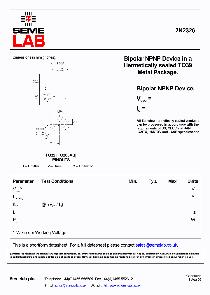 2N2326_262599.PDF Datasheet