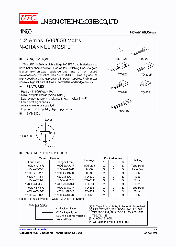 1N60L-X-AA3-R_265246.PDF Datasheet