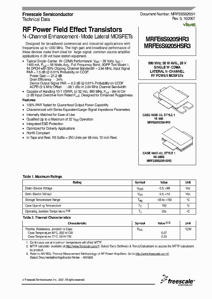 MRFE6S9205HR3_272446.PDF Datasheet
