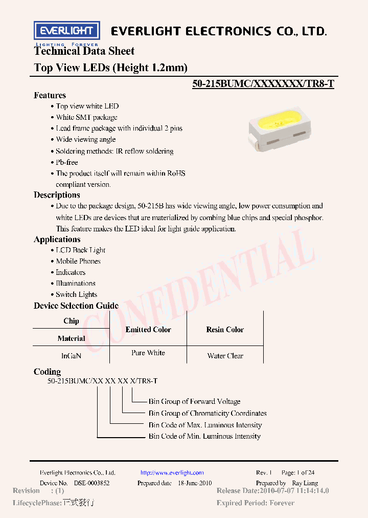 50-215BUMC-XXXXXXX-TR8-T_273443.PDF Datasheet