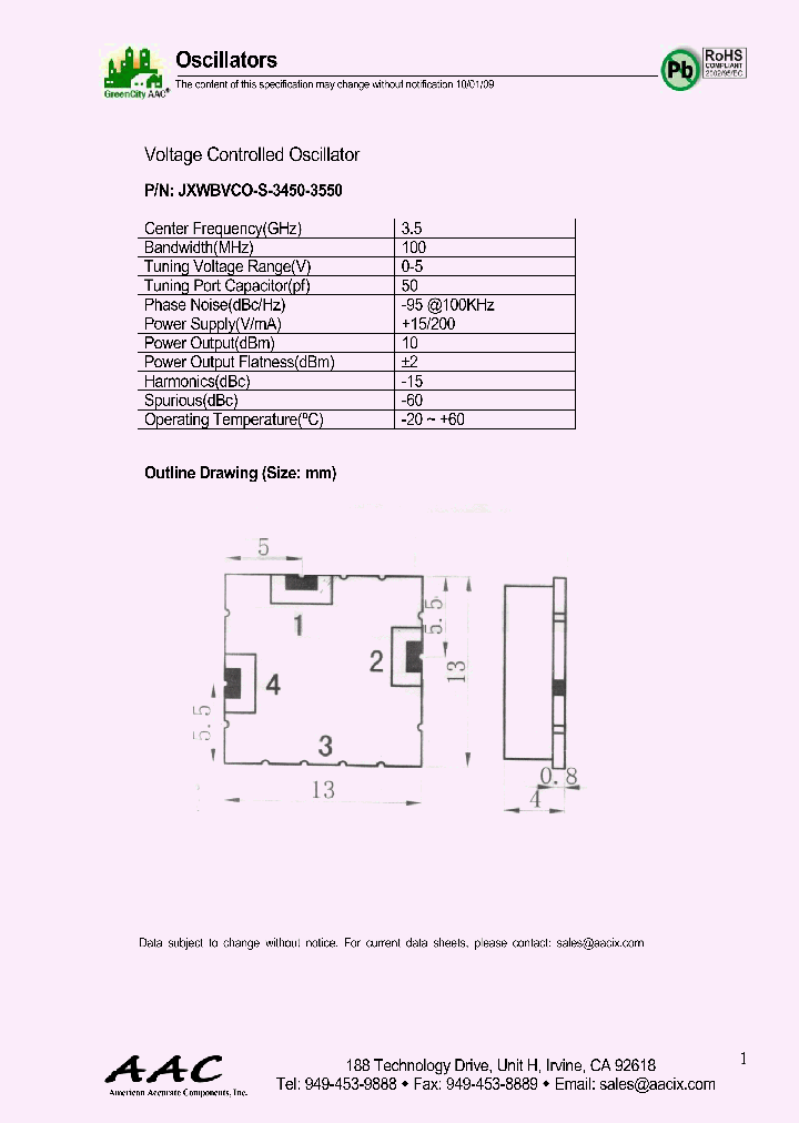 JXWBVCO-S-3450-3550_274068.PDF Datasheet