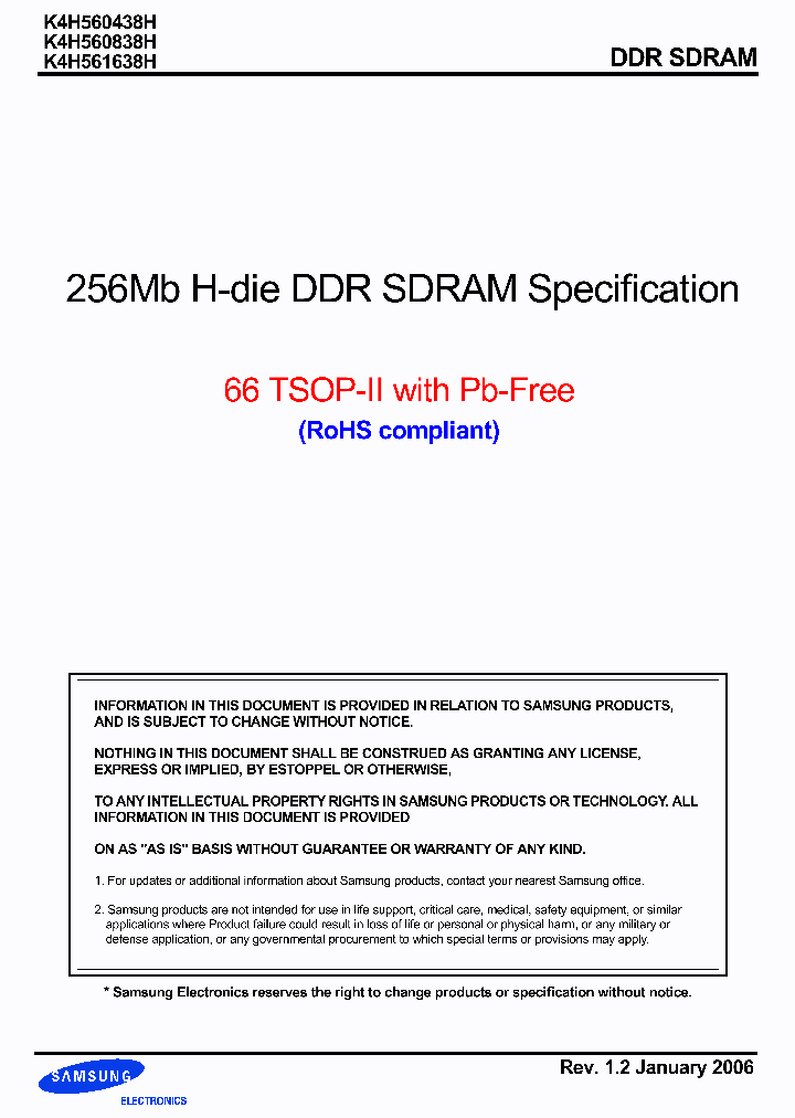 K4H560838H-UCLCC_288380.PDF Datasheet