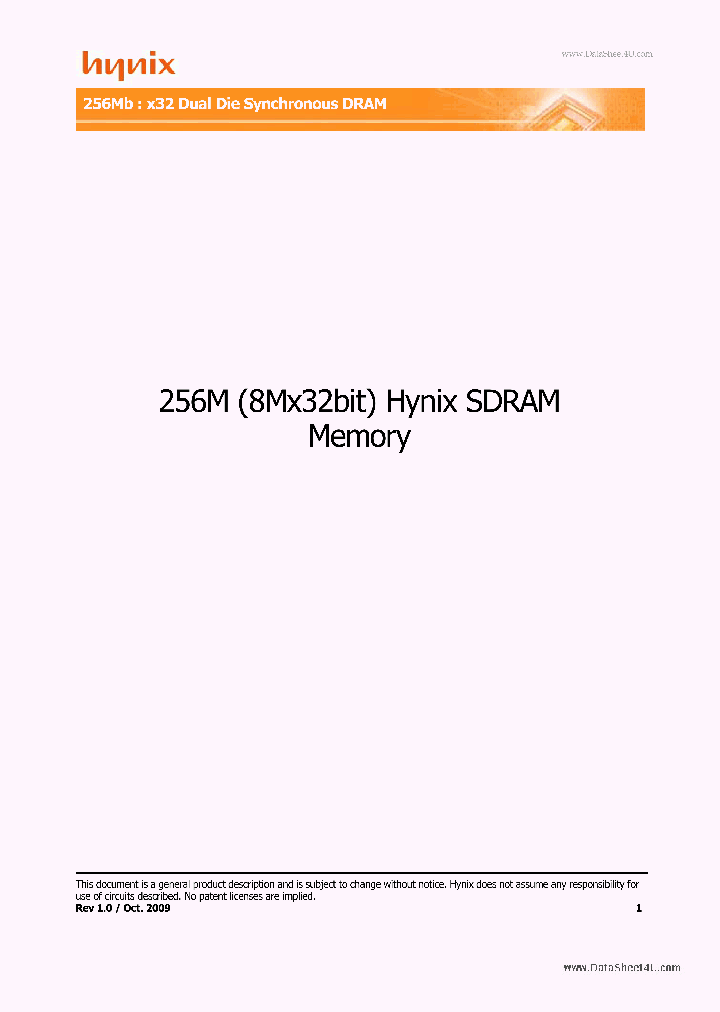 H57V2622GMR_181241.PDF Datasheet