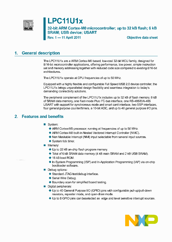 LPC11U12FBD48201_181083.PDF Datasheet