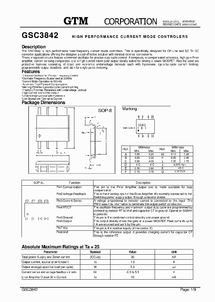 GSC3842_306083.PDF Datasheet