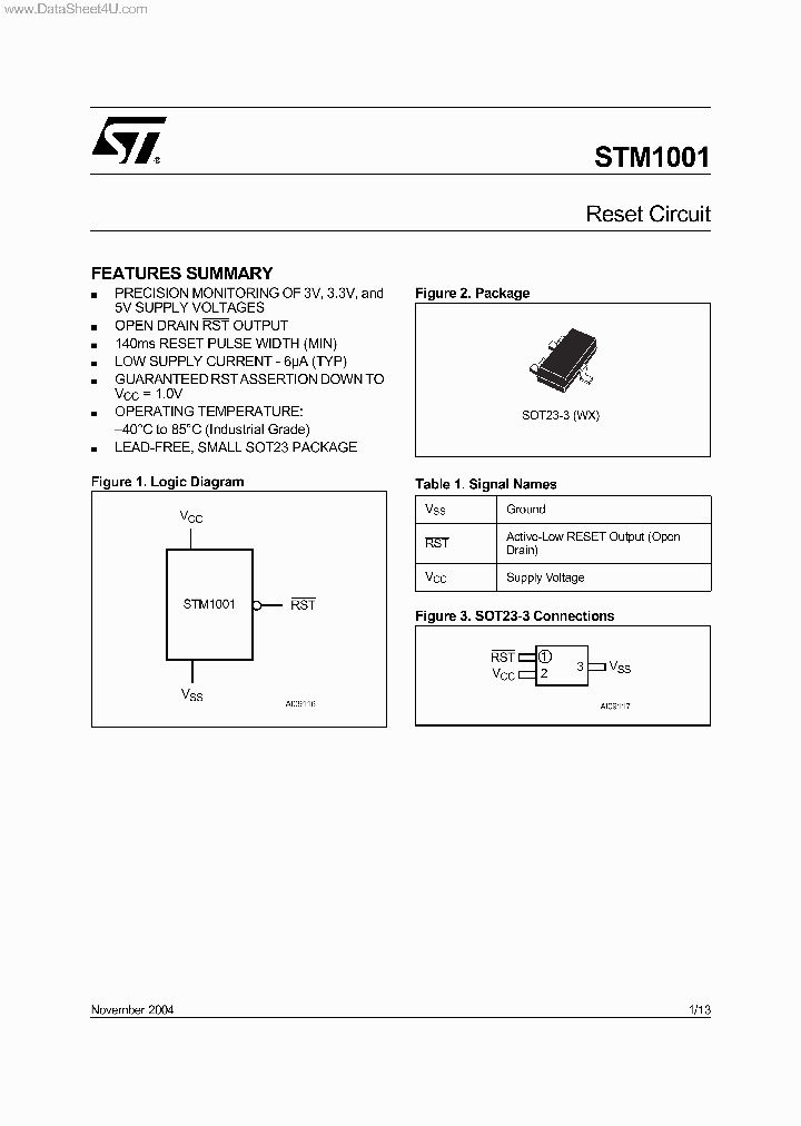 STM1001_181364.PDF Datasheet