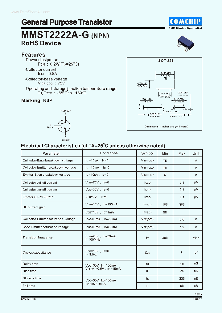 MMST2222A-G_182369.PDF Datasheet