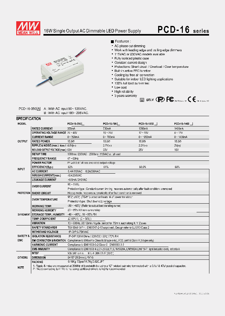 PCD-16-1400_285083.PDF Datasheet
