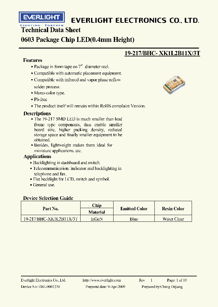 19-217-BHC-XK1L2B11X-3T_309933.PDF Datasheet