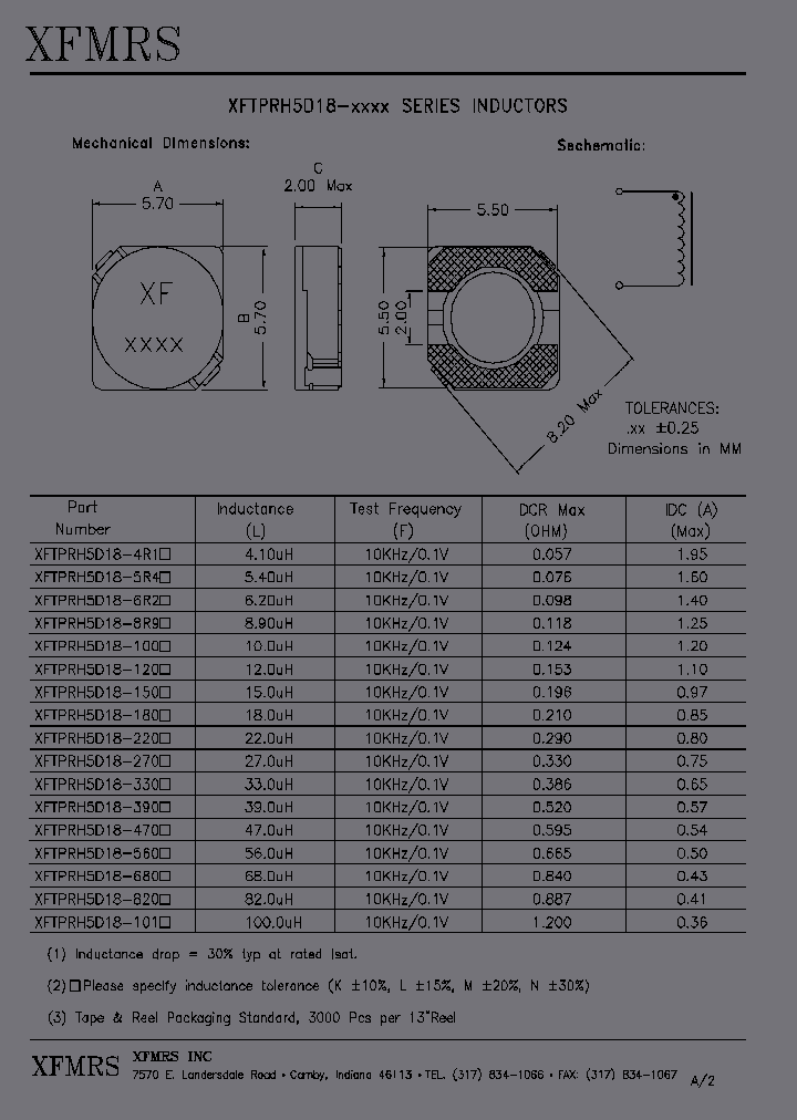 XFTPRH5D18-4R1_293154.PDF Datasheet